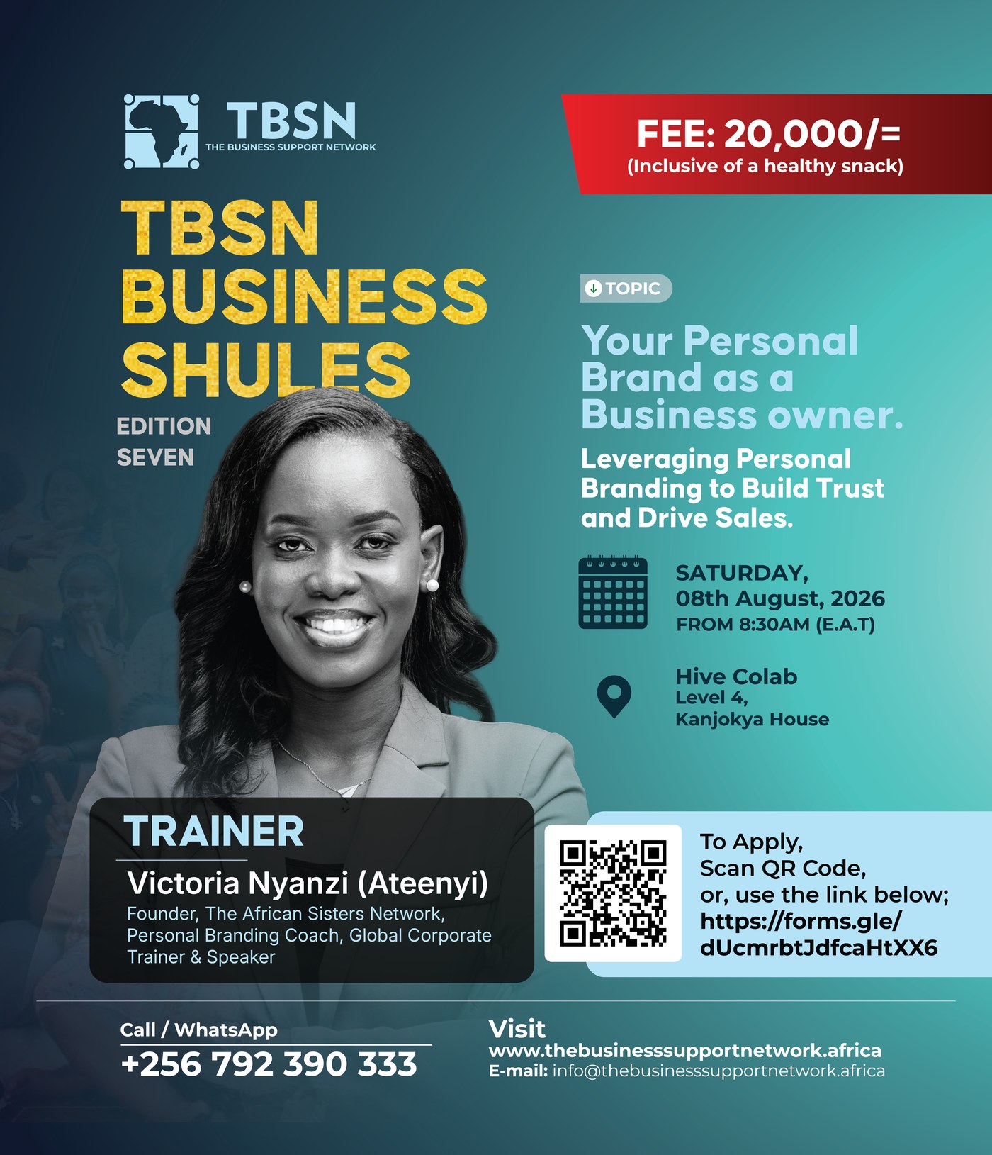 Business Shule Seven flyer