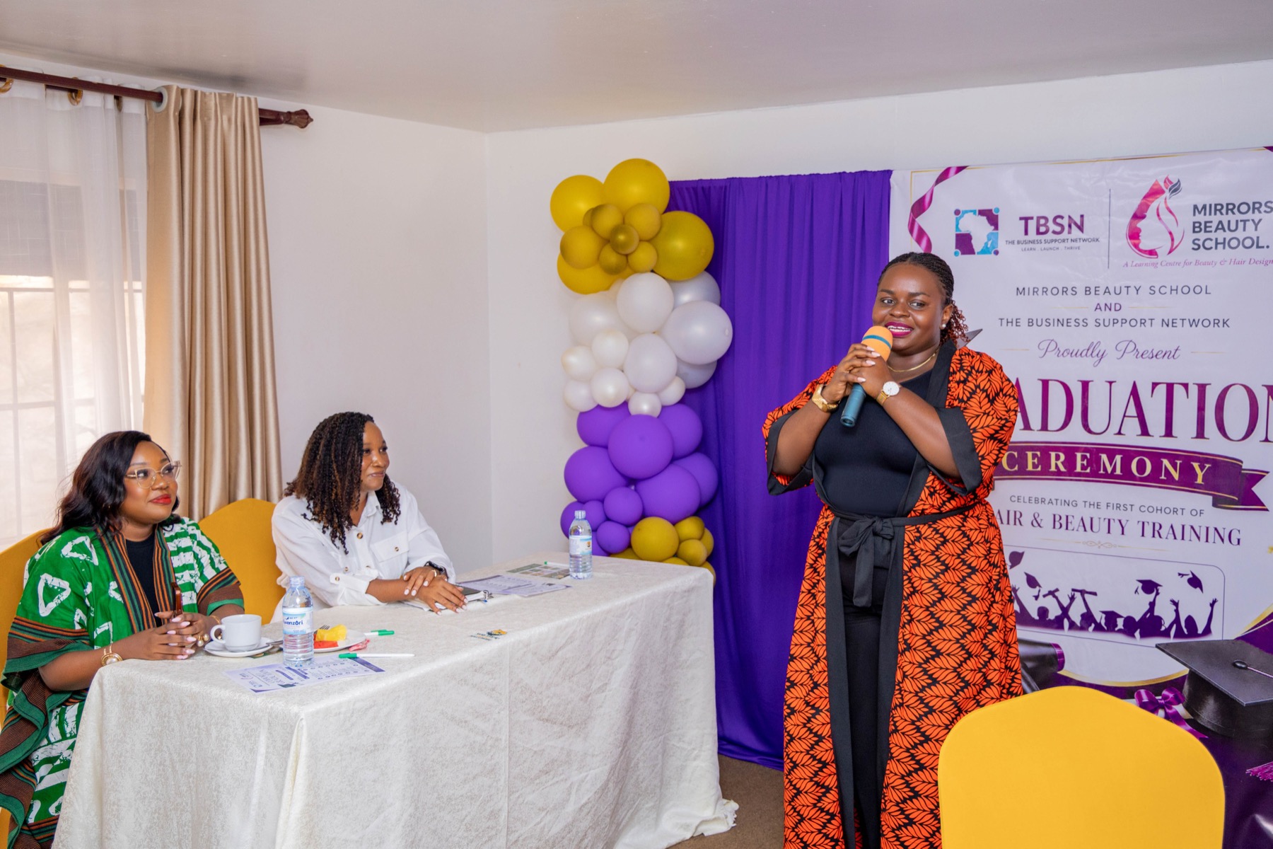 Remarks from the TBSN and Mirrors Beauty School team
